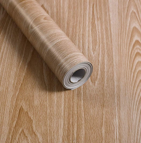 Maple Wood Grain Contact Paper Self Adhesive Shelf Liner Decorative Vinyl Film Peel and Stick Film for Cabinets Shelves Drawers Wall Covering 17.7...