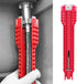 8 in 1 Multifunctional Sink Bathroom Wrench, Plumbing Installation Tool Household Water Pipe Faucet Washing Basin Corner Valve Sink Repair Removal...