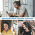 KVIDIO Active Noise Cancelling Headphones, 65 Hours Playtime Bluetooth Headphones with Microphone, Transparency Mode, Deep Bass and Hi-Fi Stereo S...