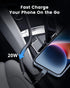 iPhone Fast Car Charger, WIDAQUO 40W Dual USB C Car Charger Adapter Cigarette Lighter and 6FT USB-C to Lightning Coiled Retractable Cable Charging...