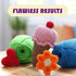 Soft Yarn for Crocheting – Crochet & Knitting Yarn, Beginner Yarn with Easy-to-See Stitches, 250 Yds Amigurumi Yarn, Cotton-Nylon Blend Tshirt Yar...