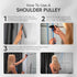 Shoulder Pulley for Physical Therapy, Over Door Pulley for Shoulder Recovery, Exercise Pulley for Shoulder Rehab, Rotator Cuff Exerciser for Froze...