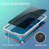 (2 Pack for Privacy Screen Protector for iPhone 12 Mini, Anti Spy Screen Protector Tempered Glass Film, Touch Sensitive, Bubble-Free, Case Friendl...