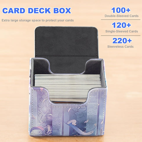 Labrynth ygo Card Deck Box Fits MTG?100+ Card Storage Box Trading Card Games PU Leather Card Storage Box Premium Card Deck Case...