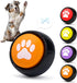 PetnBeyond Dog Talking Buttons - Communication Starter Pack, 4 PCS Dog Training Buttons, 30 Second Record Button for Pet Voice Training, Speaking ...