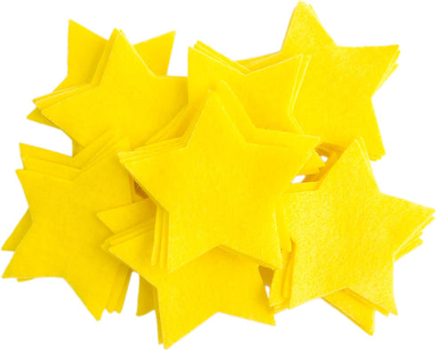 Playfully Ever After 3 Inch 35pc Felt Stars (Yellow)...