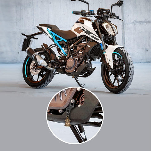 Guardian Brass Luck Bell for Motorcycle Car Bike Key Ring...