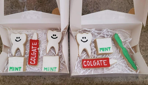 Dentist Party Tooth and Toothbrush Cookie Cutter 2 Piece Set from The Cookie Cutter Shop – Tin Plated Steel...