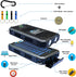 Solar Charger Power Bank 20000mAh, Portable Solar Pone Charger with Compass,Carabiner, Whistle,Flashlights,Solar Panel Charger,Camping Gear Access...