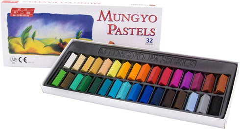 MUNGYO Non Toxic Square Chalk, Soft Pastel, 32 Colors...