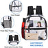 USPECLARE Clear Backpack for Stadium Approved 12×6×12, Water proof Clear Bag for Stadium Events and Concert Work Sport Event...