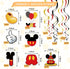 Red 1st Birthday Hanging Swirl Decorations, Mouse Birthday Party Ceiling Streamers, Mouse Theme Party Supplies, Party Favors for Boys Kids(38 Pcs)...
