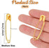 VAMA Rhinestone Safety Saree Pin Brooches Sweater Shawl Clips Scarf wedding Pleats Pins For Women - 3 Sets Skirts Dress Clothes Lapel Hat Accessor...