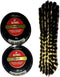 By Be The Bestest Kiwi Shoe Polish Paste Black(2) 0.2 fl oz with Kiwi Leather Shine Brush...