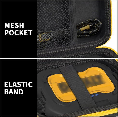 PAIYULE Case Compatible with DeWALT Powerbank 10000MAH, Battery Charger Storage Holder Organizer, Power Bank Carrying Bag Cover with Mesh Bag Fits...