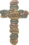 Dicksons Names of Jesus Christ Pebble 10 Inch Resin Decorative Hanging Wall Cross...