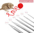 6 Pieces Stainless Steel Circular Knitting Needles Set 80 CM Double Pointed Metal Knitting Needles Set for Making Sweater Shawl Scarf (Diameter 3m...