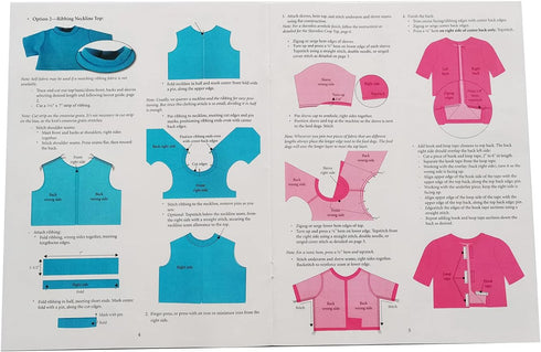 YICBOR Quilting Rulers and Templates, Quick-Trace Doll Fashions Templates Wardrobe Basic Using Five Durable Plastic Template Patterns(1Set=5pcs)...