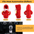 2 Pcs Upgraded Universal Gear Shift Hoodie for Gearshift, Automotive Interior Accessories (Red and Black), Car Shift Knob Hoodie, Funny Car Gear S...