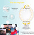 Selfie Ring Light, Clip on Ring Light Touch Control, Rechargeable 800mAh 60 LED Circle Light with 3 Light Modes for iPhone/Android Smart Phone Lap...