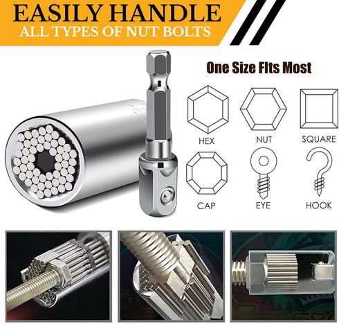 Universal Socket Tools Gifts for Men, Dad Gifts, Stocking Stuffers Mens Gifts Christmas Gifts for Men Him Dad Boyfriend Father Husband Mechanic To...