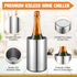 Wine Chiller Bucket Stainless Steel Wine Chiller Bottles for 750 ml Insulated Double Layer Bucket Wine Cooler Bucket to Keep Wine Cold for Wine Lo...