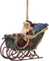 Enesco Jim Shore Heartwood Creek Santa in Sleigh Event Ornament...
