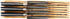 ROYALHOUSE Bamboo Knife Block Holder, In-Drawer Knife Drawer Organizer,Knife Block without Knives, Fit for 7 Knives, Perfect for Home and Chefs, G...