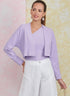 Simplicity Easy to Make Misses' Wide Leg Pants, Knit Shrug and One-Shoulder Top Sewing Pattern Packet, Design Code S9925, Sizes 16-18-20-22-24, Mu...