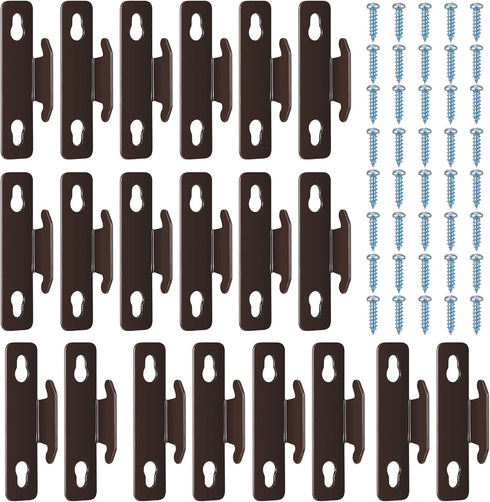 Sratte Curtain Rod Bracket Curtain Rod Single Bracket Curtain Hardware Brackets Spreader Wall Bracket Hooks with Screws Window Hardware Rod Holder...