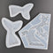 3Pcs Mermaid Tail Ocean Wave Shape Epoxy Mold DIY Resin Craft Making Silicone Mold Sea Set...