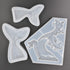 3Pcs Mermaid Tail Ocean Wave Shape Epoxy Mold DIY Resin Craft Making Silicone Mold Sea Set...