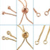 FASHEWELRY 16Pcs Adjustable Slider Bracelet with Ball Ends Slider Extender Chains with Rhinestone Ends for DIY Bracelet Jewelry Making...