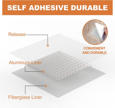 Drywall Repair Kit,Drywall Patch Repair Kit,2/4/6/8inch Self Adhesive Repair Patch,Quick Repair Drywall Large Holes...