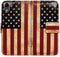 Case for iPhone XR, Retro American Flag Leather Flip Wallet Case Cover with Card Slot Holder Kickstand for iPhone XR Case...