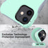 TEAM LUXURY for iPhone 12 Case/iPhone 12 Pro Case, Shockproof Rugged Protective Phone Cover - Wireless Charging Compatible - (Soft Mint)...