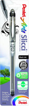 Pentel Arts Slicci 0.25 mm Extra Fine Gel Pen, Black Ink, 1 Pack (BG202BPA)...