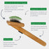 Bamboo Groom Soft Slicker Brush Medium...