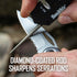Smith’s Pocket Pal Tactical Knife Sharpener - 2 Stage Sharpener & Diamond Sharpening Rod - Pocket Clip - Outdoor Hunting Knife & Hook Sharpener - ...