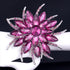 4pcs Purple Crystal Rhinestone Brooches For Wedding Bouquet Decoration...