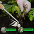 Weeding Artifact Uprooting Weeding Tool, Weeding Tool Garden Hand Weeder Tool, Manganese Steel Forged Weed Puller 4 Teethes Dual Purpose Weeder, M...
