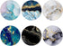 6 Pack Cellphone Phone Grip and Smartphones Stand, Collapsible Cell Phone Expanding Holder for Phone - Blue Green Black Rose Gold Marble, LJ003...
