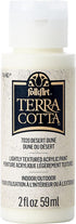 FolkArt, Desert Dune 59 ml Assorted Acrylic 2 fl oz / 59ml Terra Cotta Paint For Easy To Apply DIY Crafts, Art Supplies With A Textured Finish, 70...