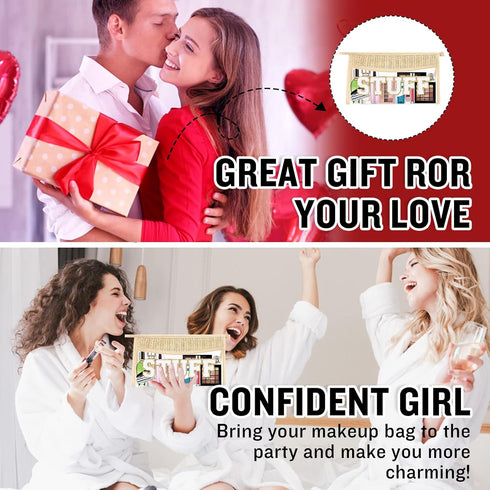 Boho Clear Makeup Letter Patch Makeup Bag STUFF Pouch, Clear Toiletry Bags Travel Small Cute Stadium Chenille Letter Cosmetic Zipper Pouch Purse, ...