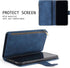 UEEBAI Wallet Case for Samsung Galaxy Note 20 5G, Premium Vintage PU Leather Magnetic Closure Handbag Zipper Pocket Case Kickstand Card Holder Slo...