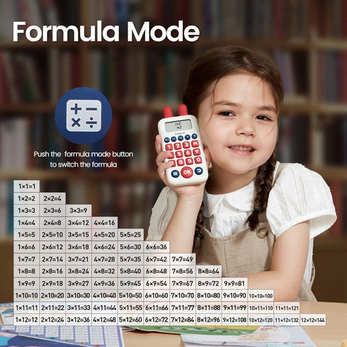 beiens Learning Toys for 4+ year olds, Math Games, Educational Toys for addition, subtraction, division and multiplication game, Electronic Math F...