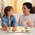 Kathfly 2 Pieces Leaf Wooden Jigsaw Puzzles Leaf Puzzle Montessori Toy Montessori Puzzle Early Educational Learning Puzzle for Birthday Gift Early...