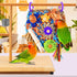 KATUMO Bird Toys, Parakeet Toys Cockatiel Foraging Toys Conure Shredder Toys for Parakeet Cockatiel Conure Lovebird Budgie Bird Cage Toys...