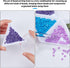 PH PandaHall Bead Sorting Trays, 20pcs Triangle Jewelry Plate Painting Pigment Tray Plastic Art Crafts Storage Plate with 2pcs Handy Tweezers with...