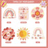 12 Pcs Car Air Fresheners Cute Car Interior Accessories Boho Scented Hanging Air Fresheners Kawaii Essential Oil Automotive Fresheners for Women M...